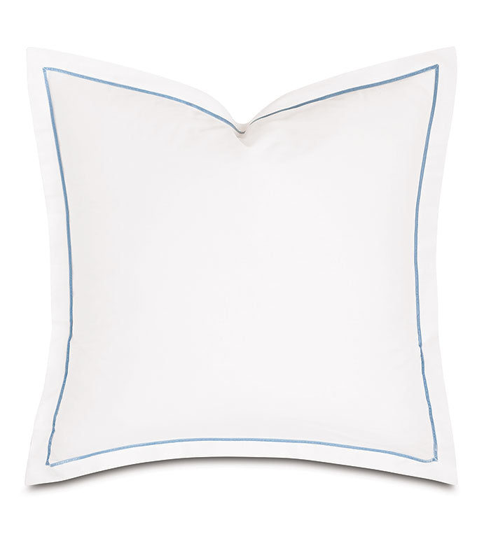 Eastern Accents Carlotta Velvet Ribbon Euro Sham