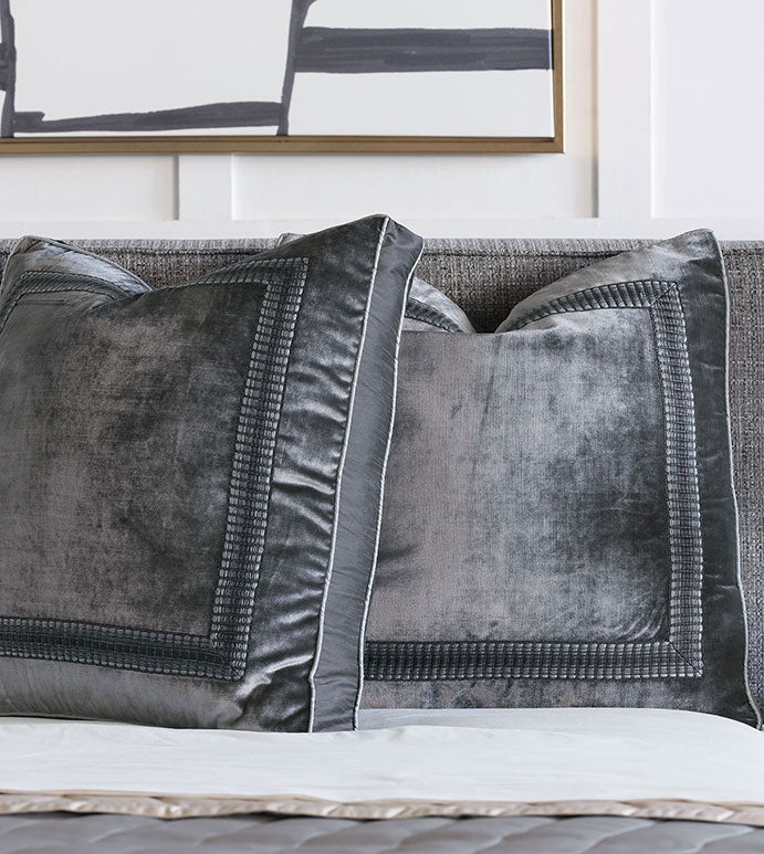 Eastern Accents Velda Charcoal Euro Sham