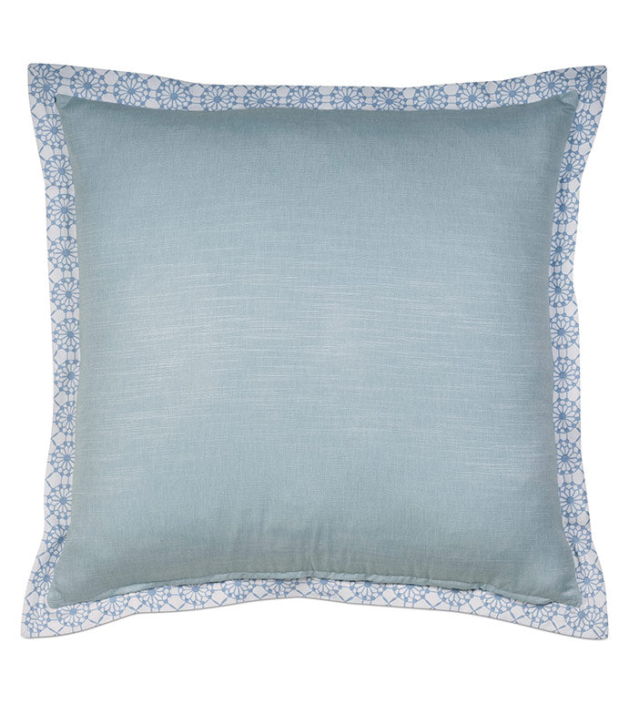Eastern Accents Penelope Denim Euro Sham