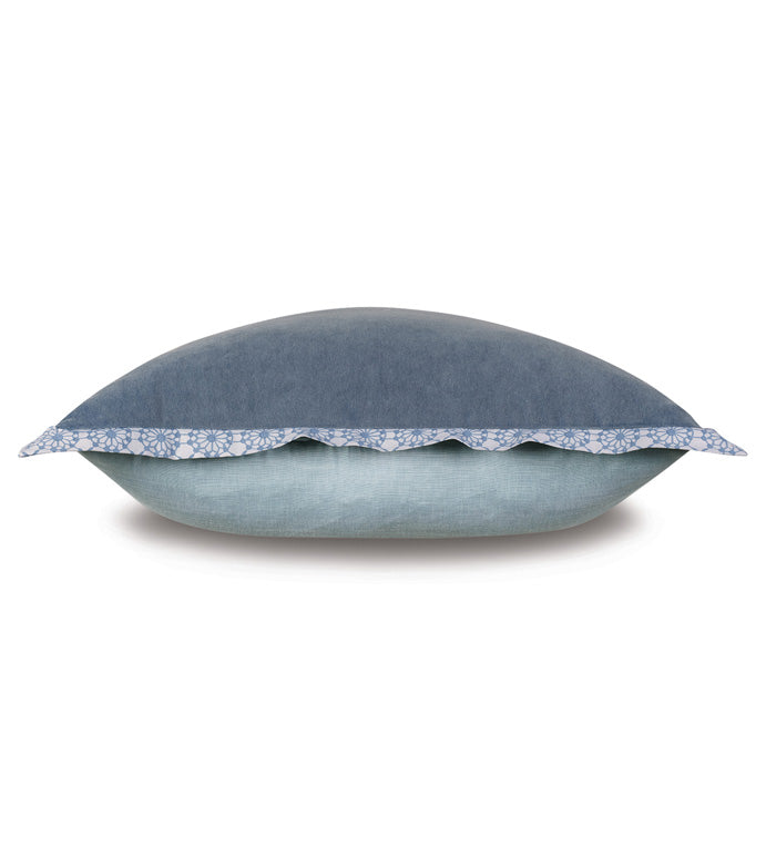 Eastern Accents Penelope Denim Euro Sham