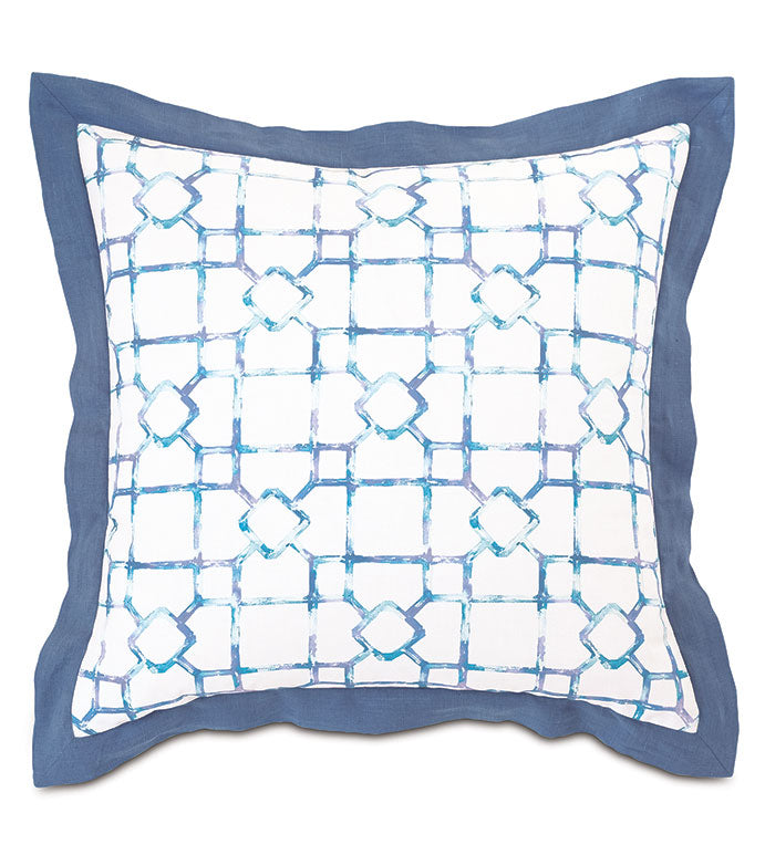 Eastern Accents Castaway Lattice Euro Sham