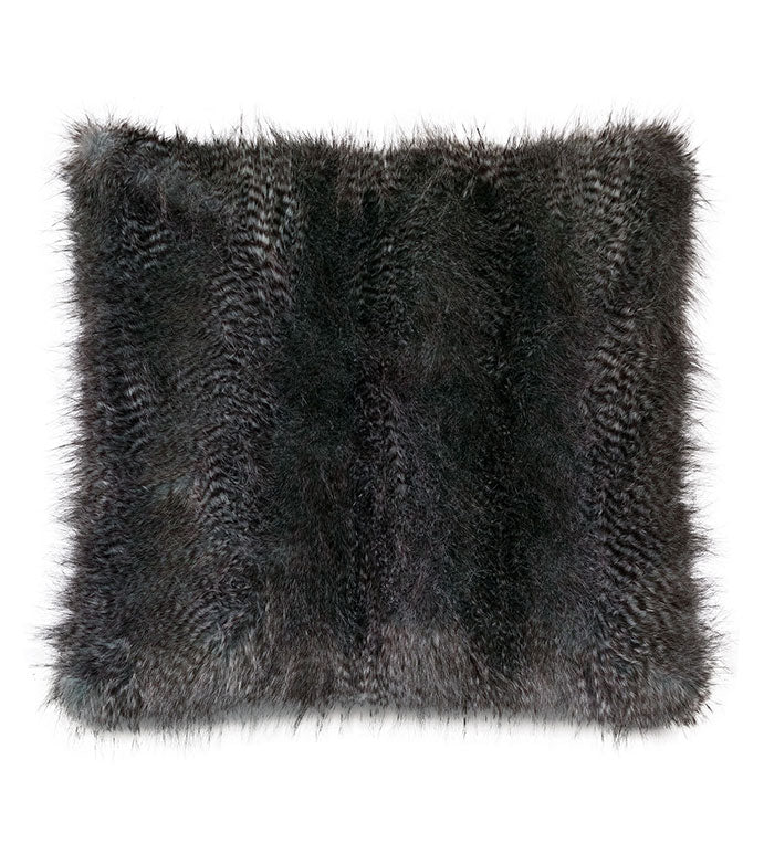 Eastern Accents Indochine Faux Fur Euro Sham