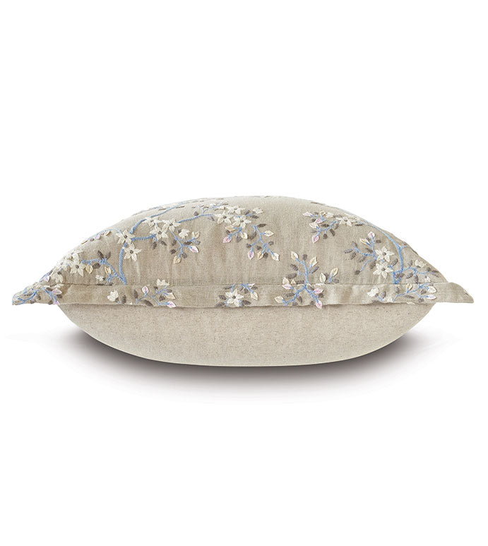 Eastern Accents Amberlynn Embroidered Petit Euro Sham