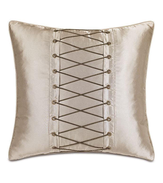 Eastern Accents Arwen Lacing Detail Euro Sham