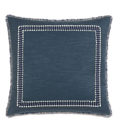 Eastern Accents High Tide Border Trim Euro Sham