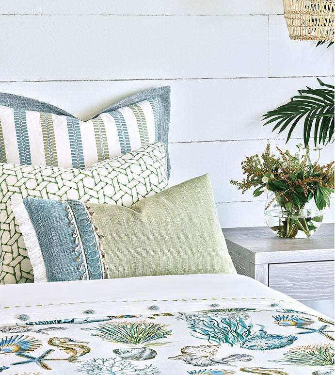 Eastern Accents Grenada Embroidered Euro Sham