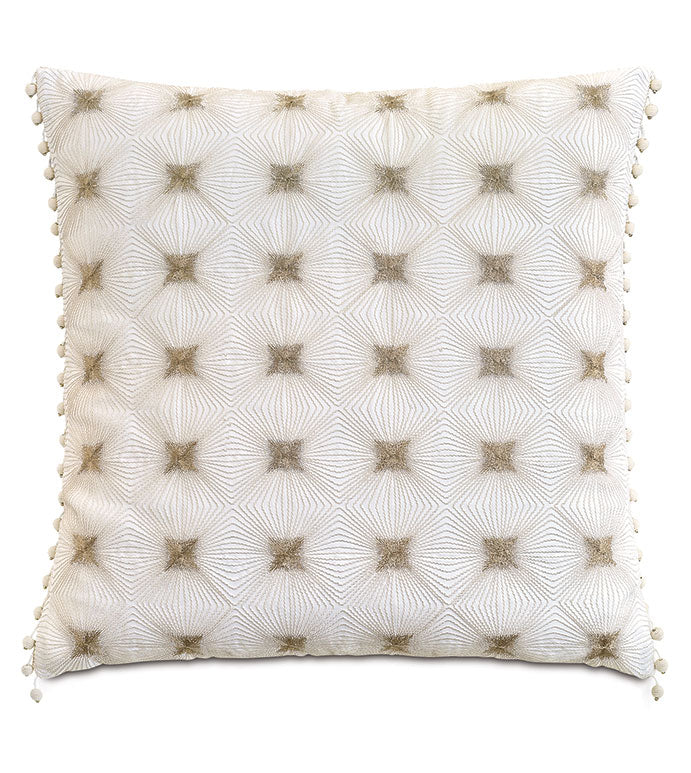 Eastern Accents Romilly Embroidered Euro Sham