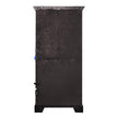 Pulaski Pulaski Accents Rich Brown Soft Chestnut Glass Shelves And Led Light Sliding Door Curio