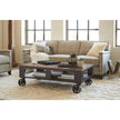 Magnussen Home Pinebrook Distressed Natural Pine Rectangular Cocktail Table