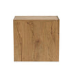 Magnussen Home Ripley Rustic Caramel And Dark Bronze Rectangular End Table