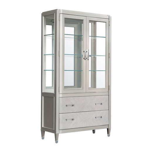 Pulaski Furniture Zoey Glass Door China Cabinet with Drawers