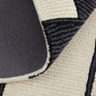 Feizy Maguire 8905F Transitional Abstract Rug in Ivory/Gray/Black
