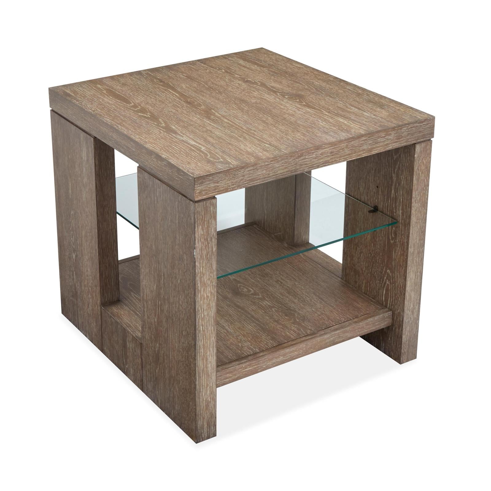Magnussen Home Conway Spiced Brown End Table