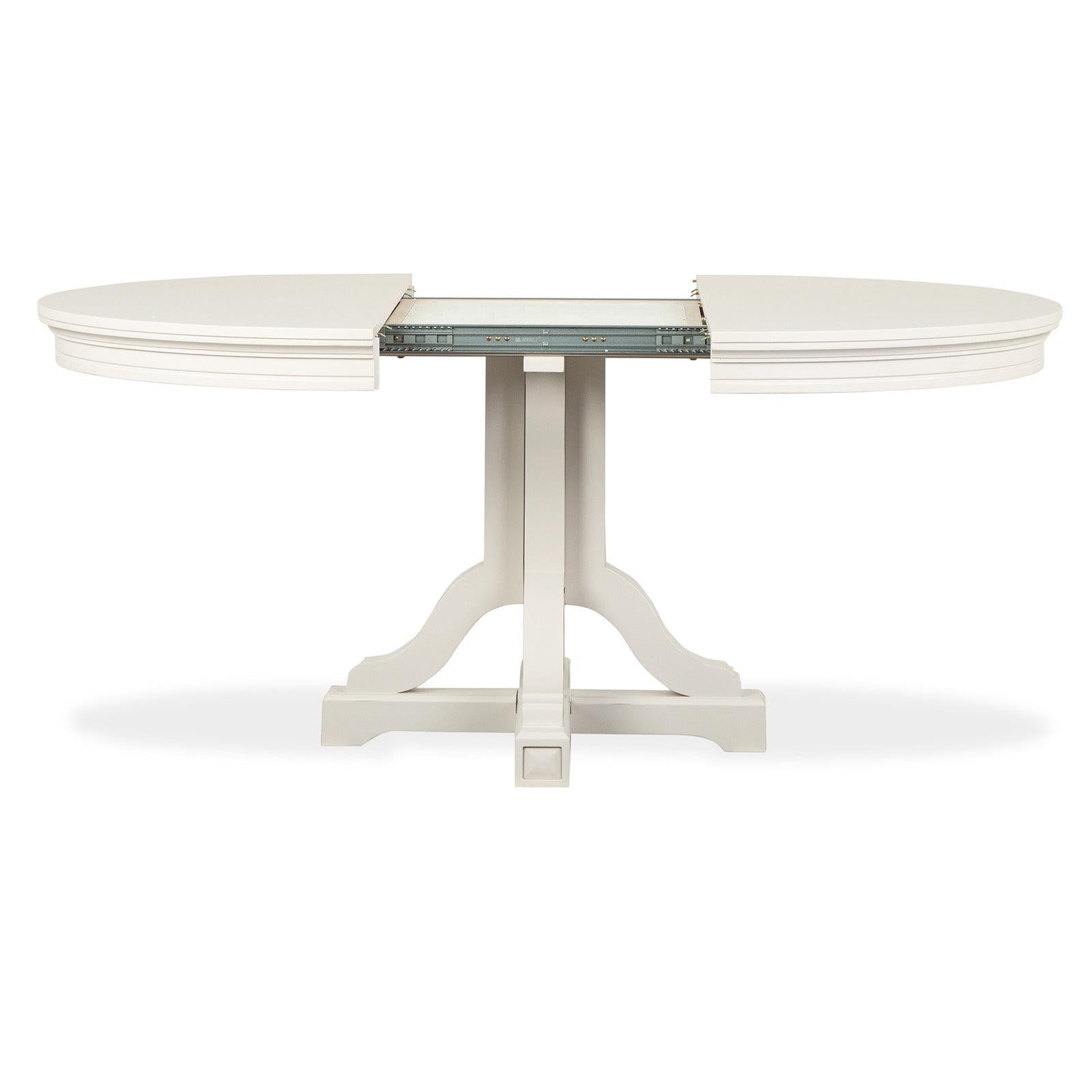 Magnussen Home Willowbrook Egg Shell White Extendable 48