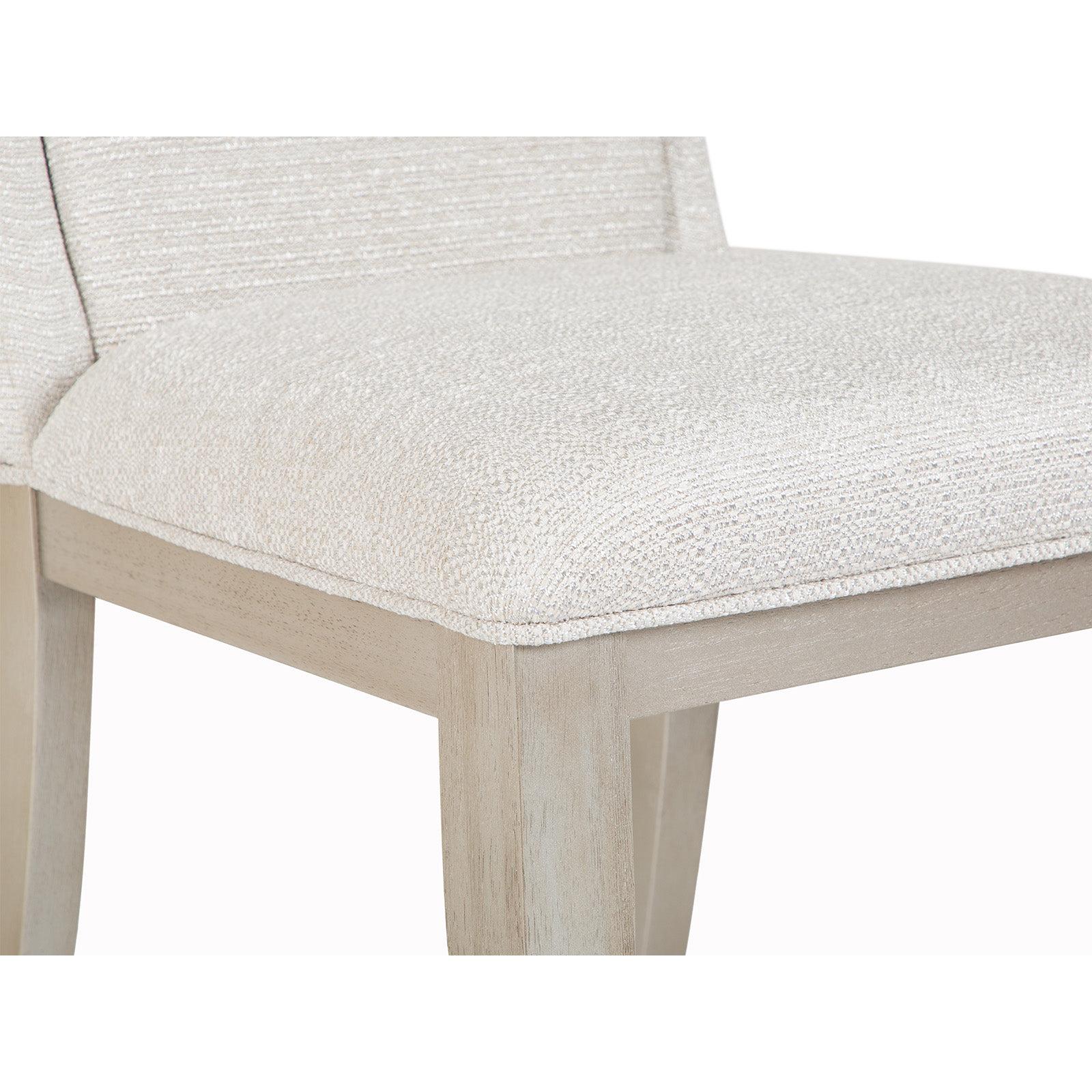 Magnussen Home Lenox Acadia White Upholstered Host Chair Set of 2