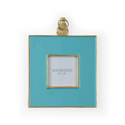 Wildwood Aqua Enamel Wall Frame