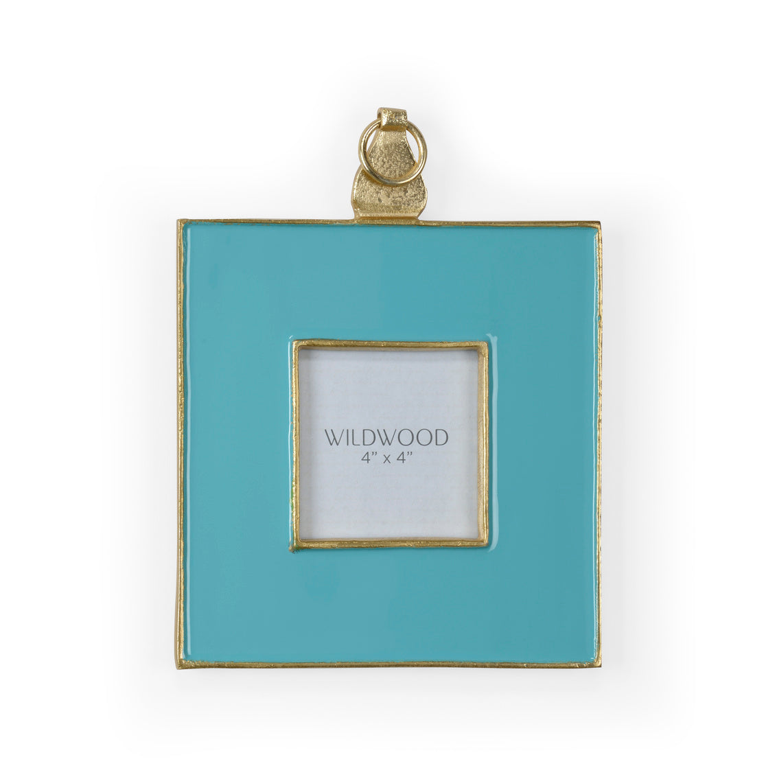 Wildwood Aqua Enamel Wall Frame
