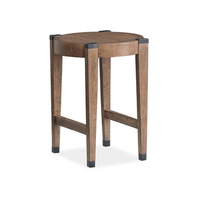 Magnussen Home Kaysen Wallaby And Matte Black End Table