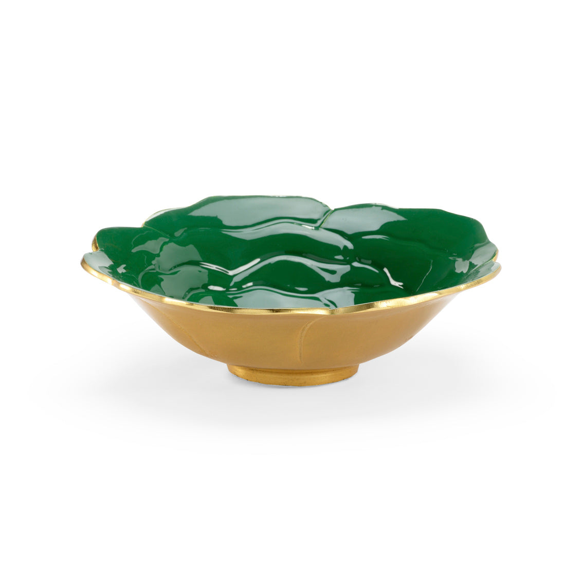 Chelsea House Green Enameled Bowl
