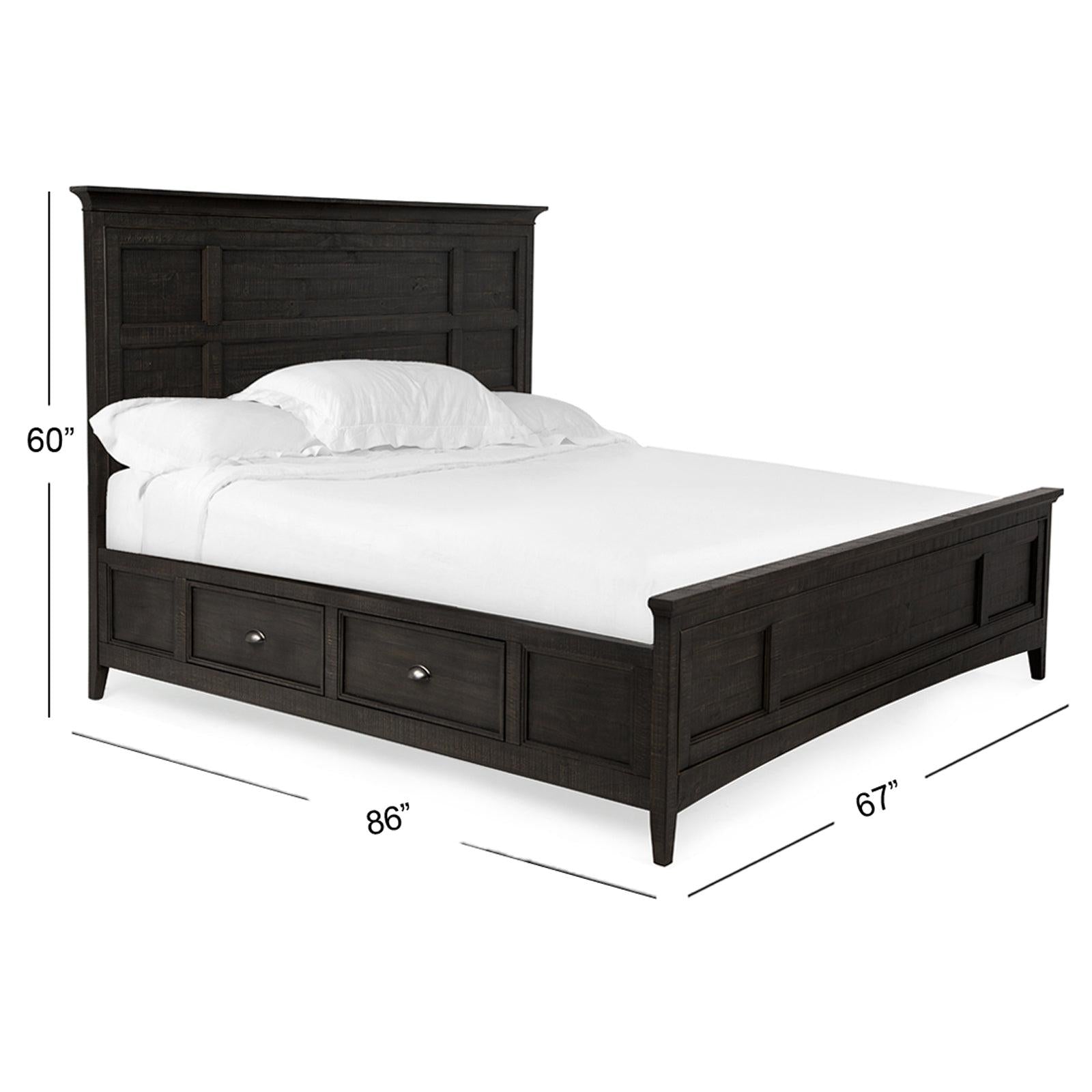 Magnussen Home Westley Falls Graphite Panel Bed