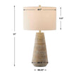 Uttermost Mosier Rustic Beige Table Lamp