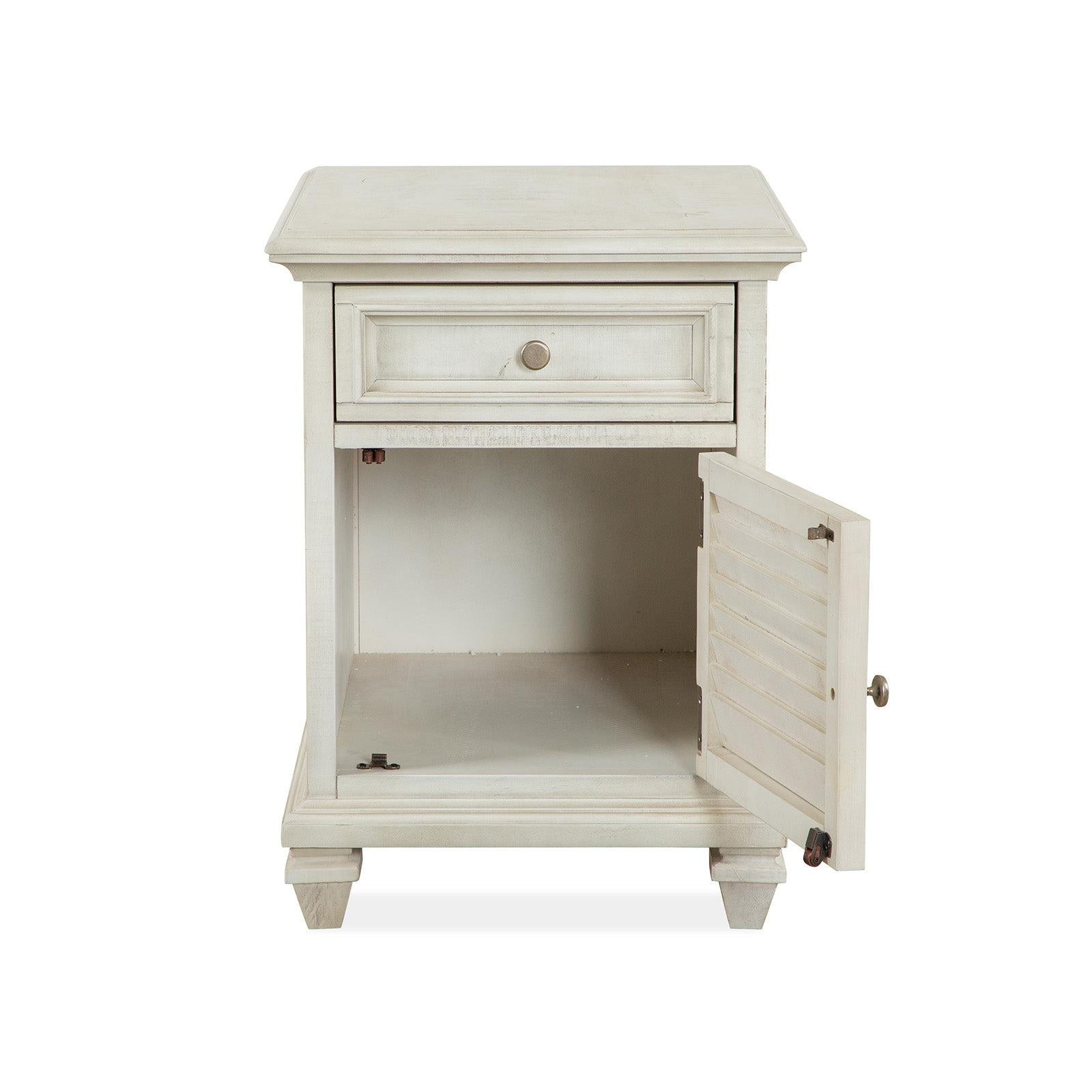 Magnussen Home Newport Alabaster End Table