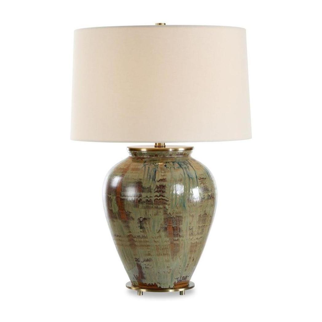 Uttermost Olisa Brown Green Table Lamp