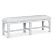 Magnussen Home Kingston Whisper White & Cerused Nutmeg Bench