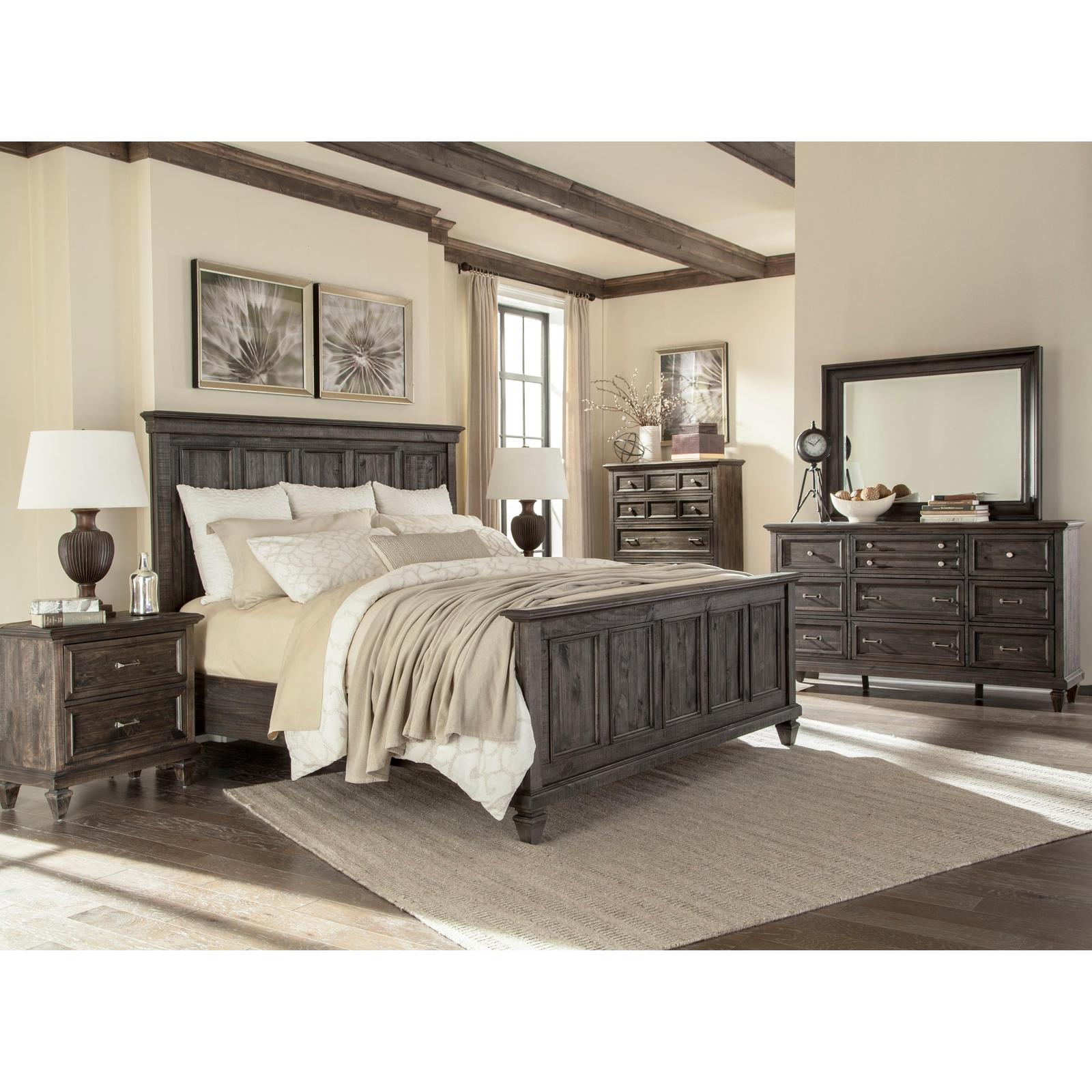 Magnussen Home Calistoga Weathered Charcoal Drawer Nightstand