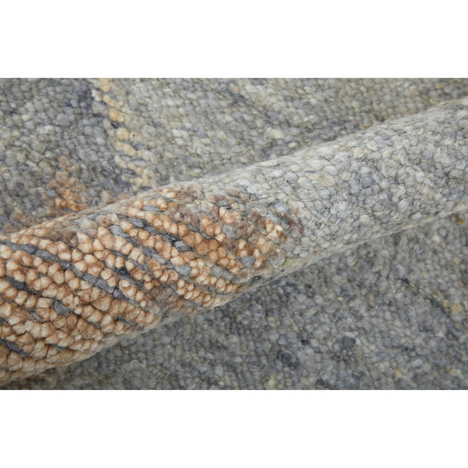 Feizy Grafton 69FMF Transitional Floral & Botanical in Blue/Gray/Yellow