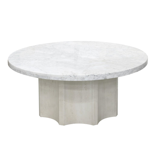 Pulaski Furniture 40" Round Cocktail Table with Marble Top