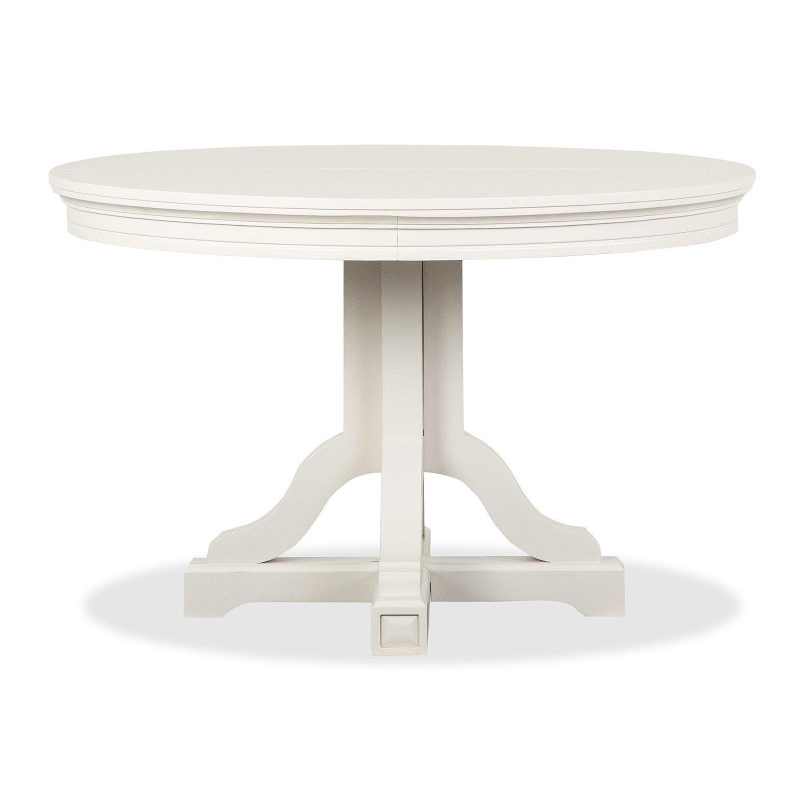Magnussen Home Willowbrook Egg Shell White Extendable 48