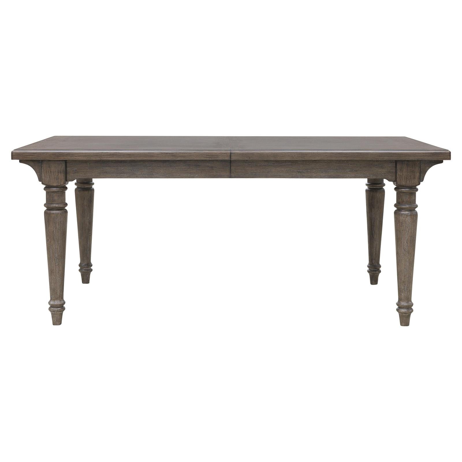 Pulaski Furniture Madison Ridge Natural Bark Extendable Leg Dining Table