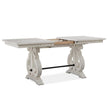 Magnussen Home Bronwyn Alabaster Extendable Rectangular Dining Table