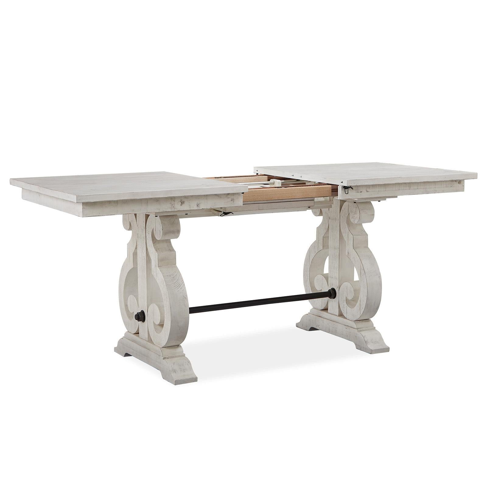 Magnussen Home Bronwyn Alabaster Extendable Rectangular Dining Table
