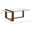 Magnussen Home Bristow Acorn Rectangular Cocktail Table