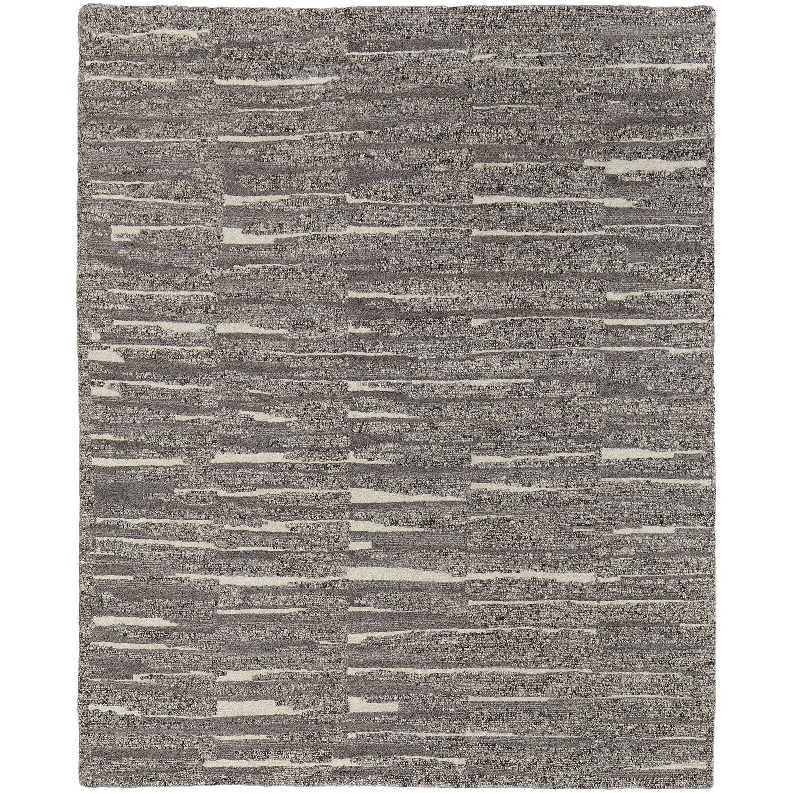 Feizy Navaro 8914F Modern Abstract Rug in Gray/Taupe/Ivory