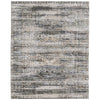 Feizy Augustine 39TWF Traditional Medallion, Green/Ivory/Black, Rug