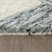 Feizy Wallace 8A42F Modern Geometric Rug in Gray/Ivory