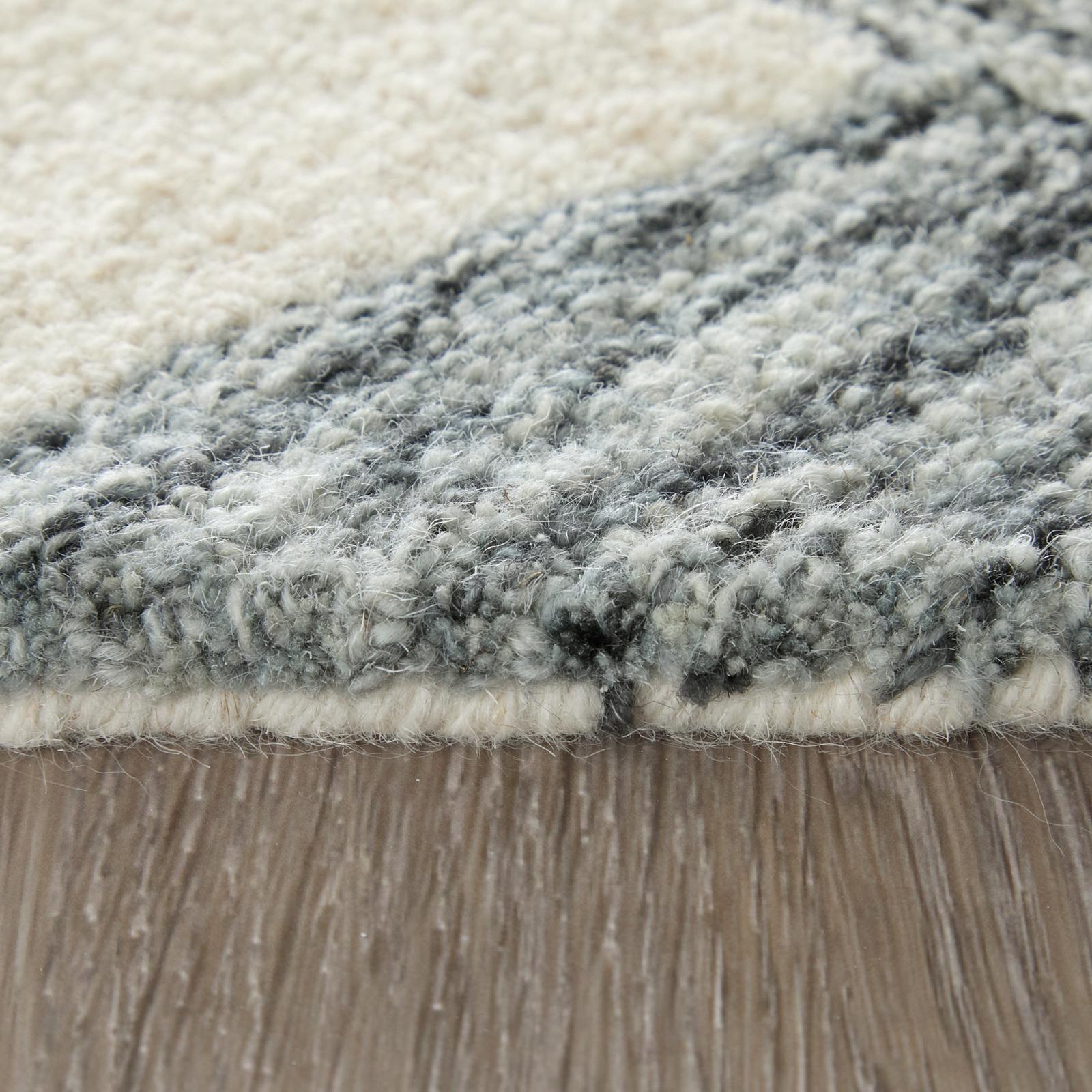 Feizy Wallace 8A42F Modern Geometric Rug in Gray/Ivory