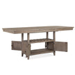 Magnussen Home Paxton Place Dovetail Grey Extendable Counter Height Dining Table