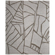 Feizy Kimball 8A30F Transitional Abstract Rug in Gray/Taupe/Ivory