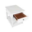 Magnussen Home Heron Cove Chalk White Rectangular End Table