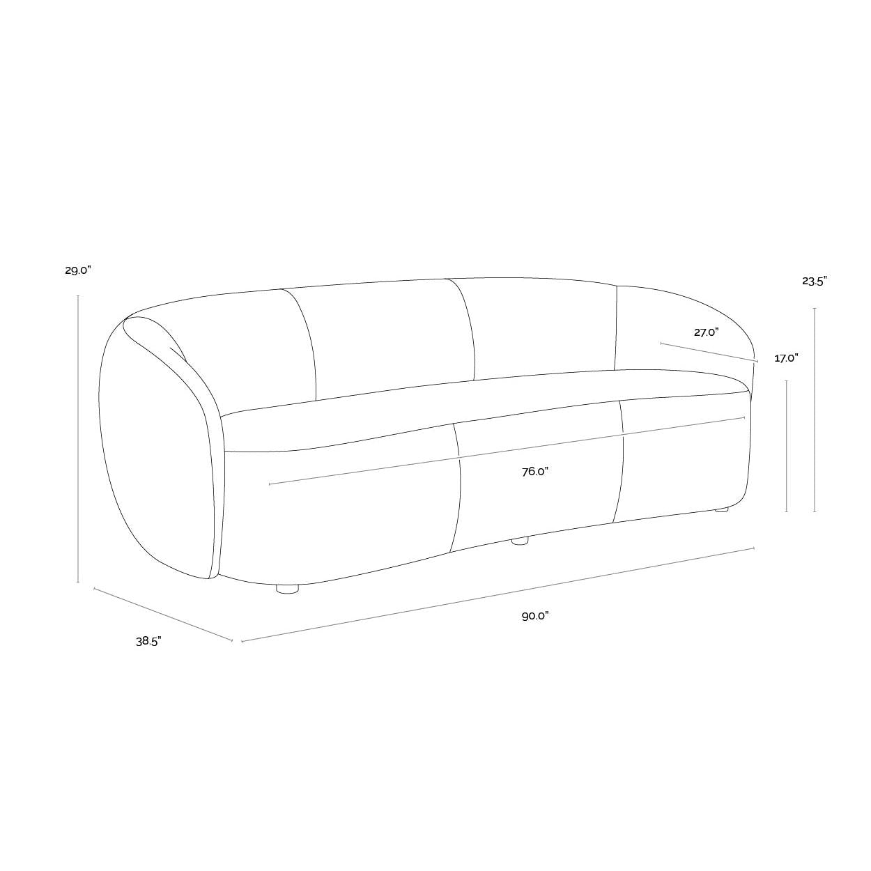 Sunpan Lorne Sofa
