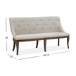 Magnussen Home Roxbury Manor Homestead Brown Upholstered Bench