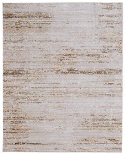 Feizy Deja 39PKF Rug in Dark Taupe