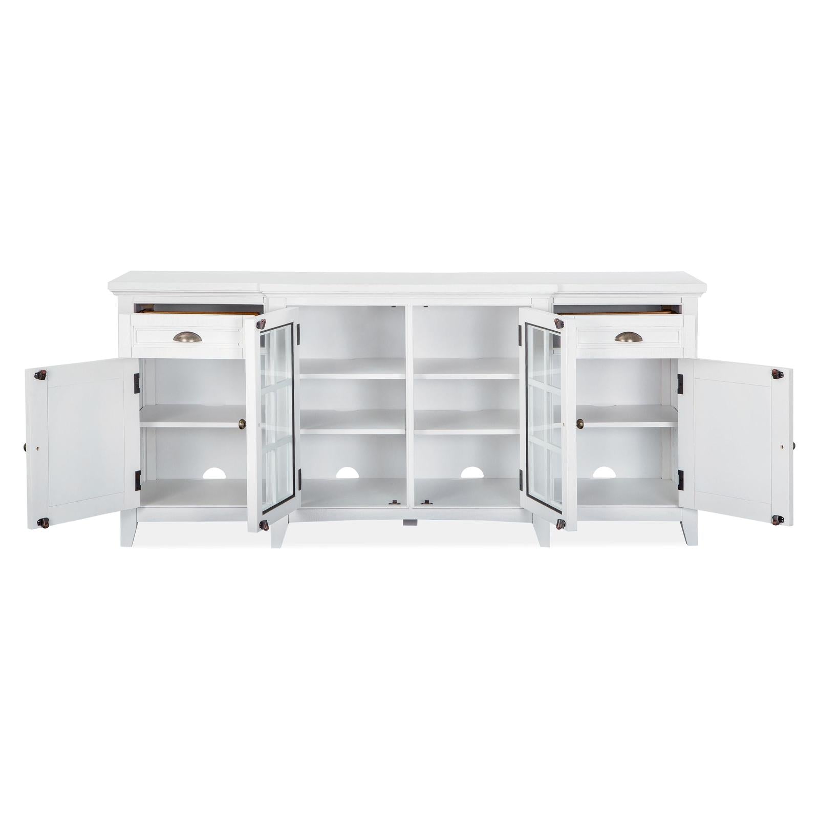 Magnussen Home Heron Cove Chalk White Console