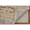 Feizy Everley 8644F Modern Abstract in Ivory/Blue/Brown