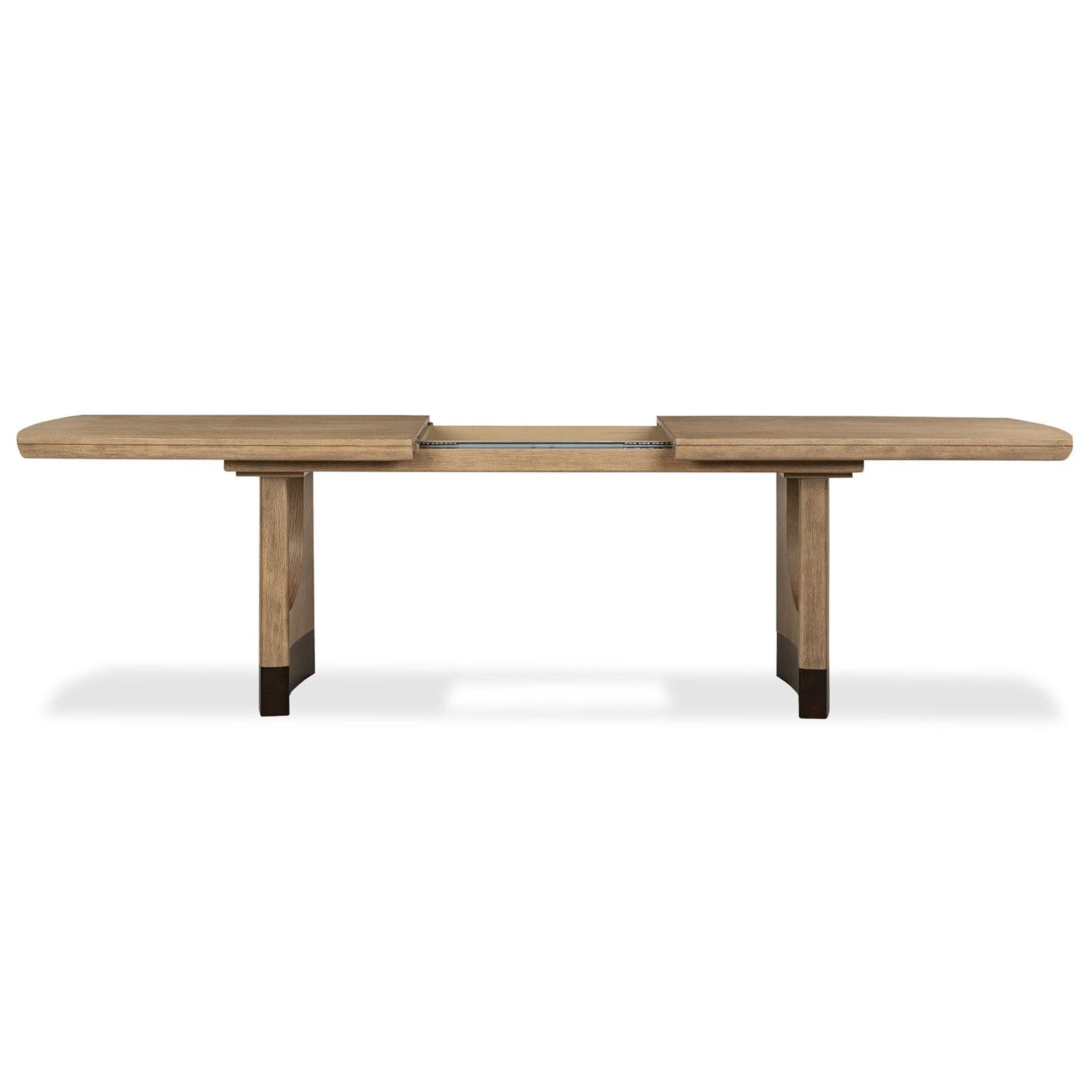 Magnussen Home Tristan Swiss Coffee Extendable Trestle Dining Table