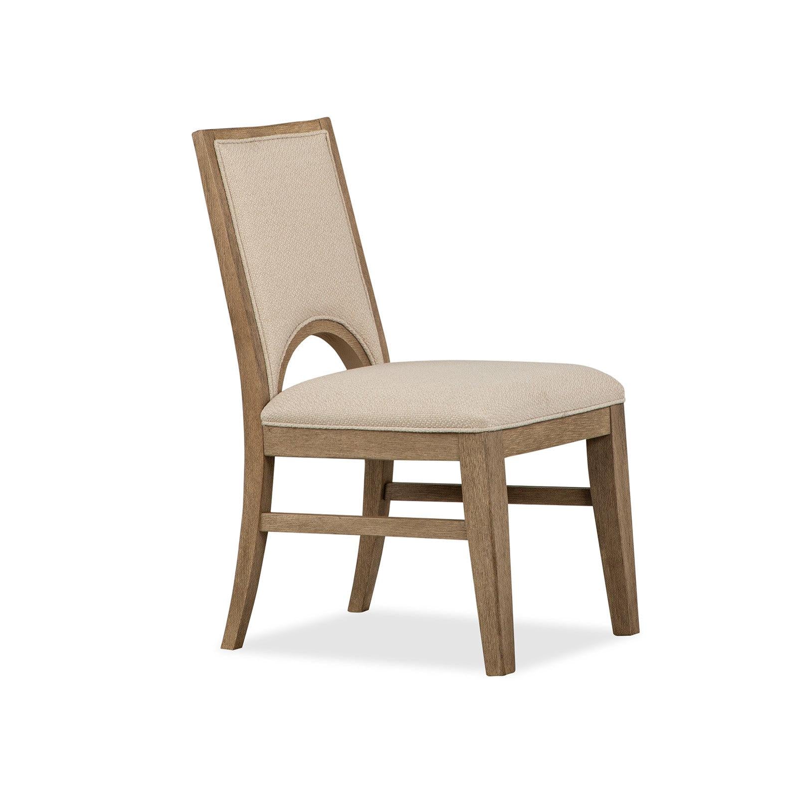 Magnussen Home Tristan Swiss Coffee Upholstered Side Chair Set of 2